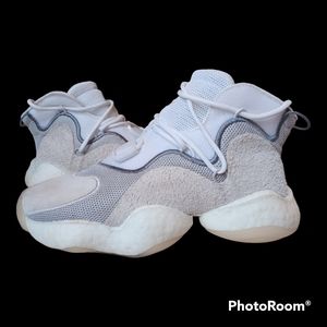 Adidas Crazy BYW BD8014 White Grey Men's 5 Boost Kobe Bryant Basketball Shoes